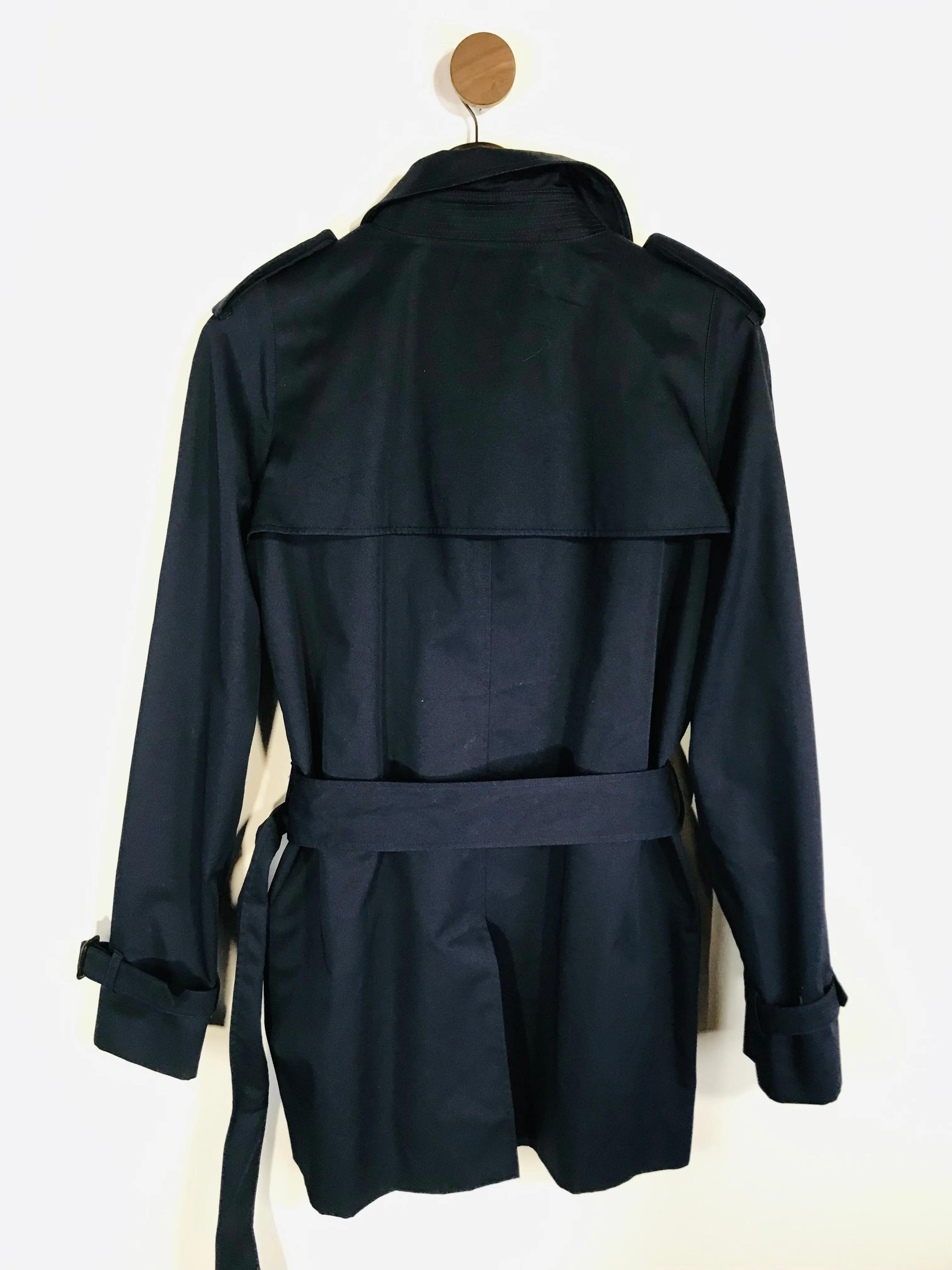 Aquascutum Women's Cotton Trench Coat | IT44 UK12 | Blue