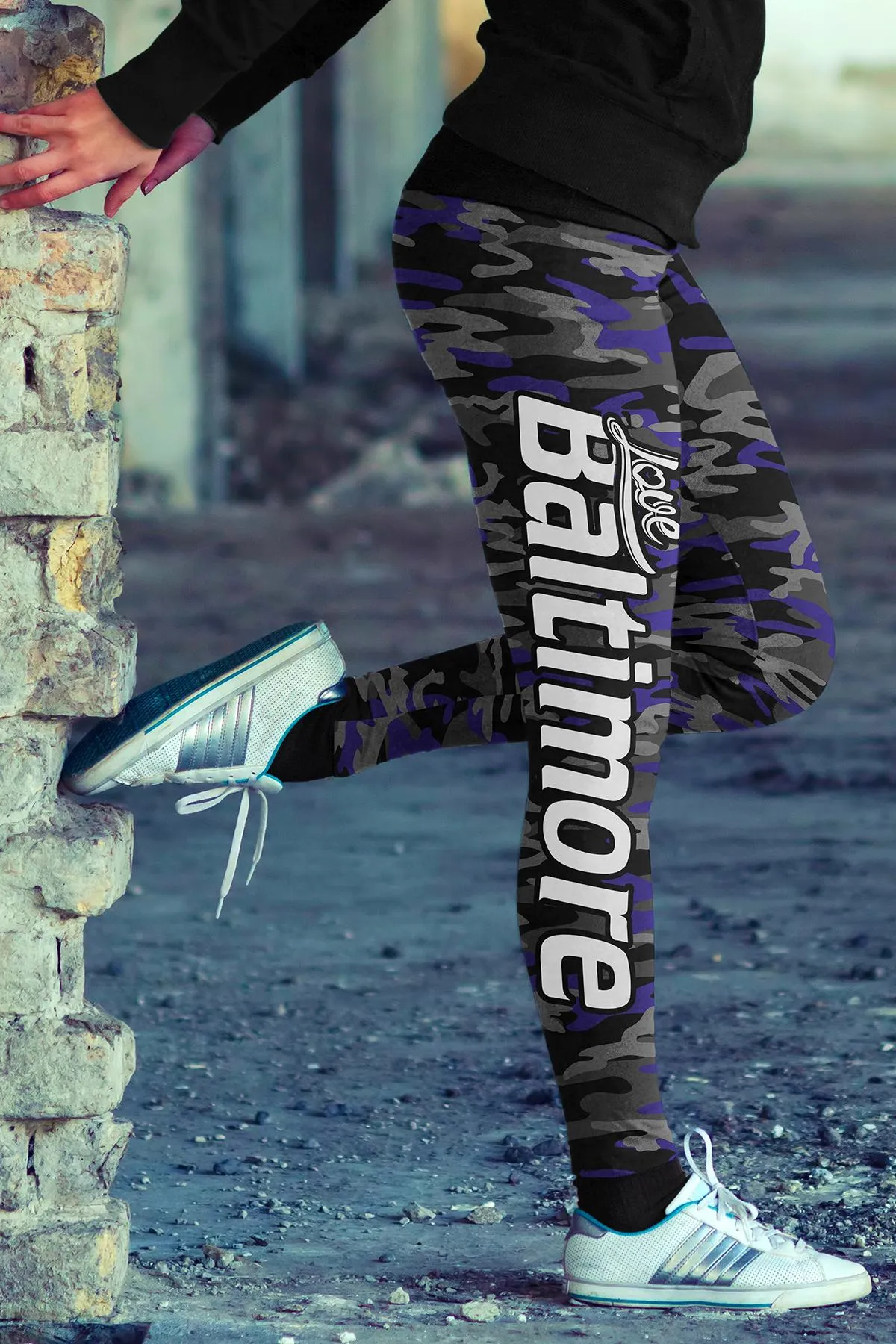 Baltimore Football Camo Leggings