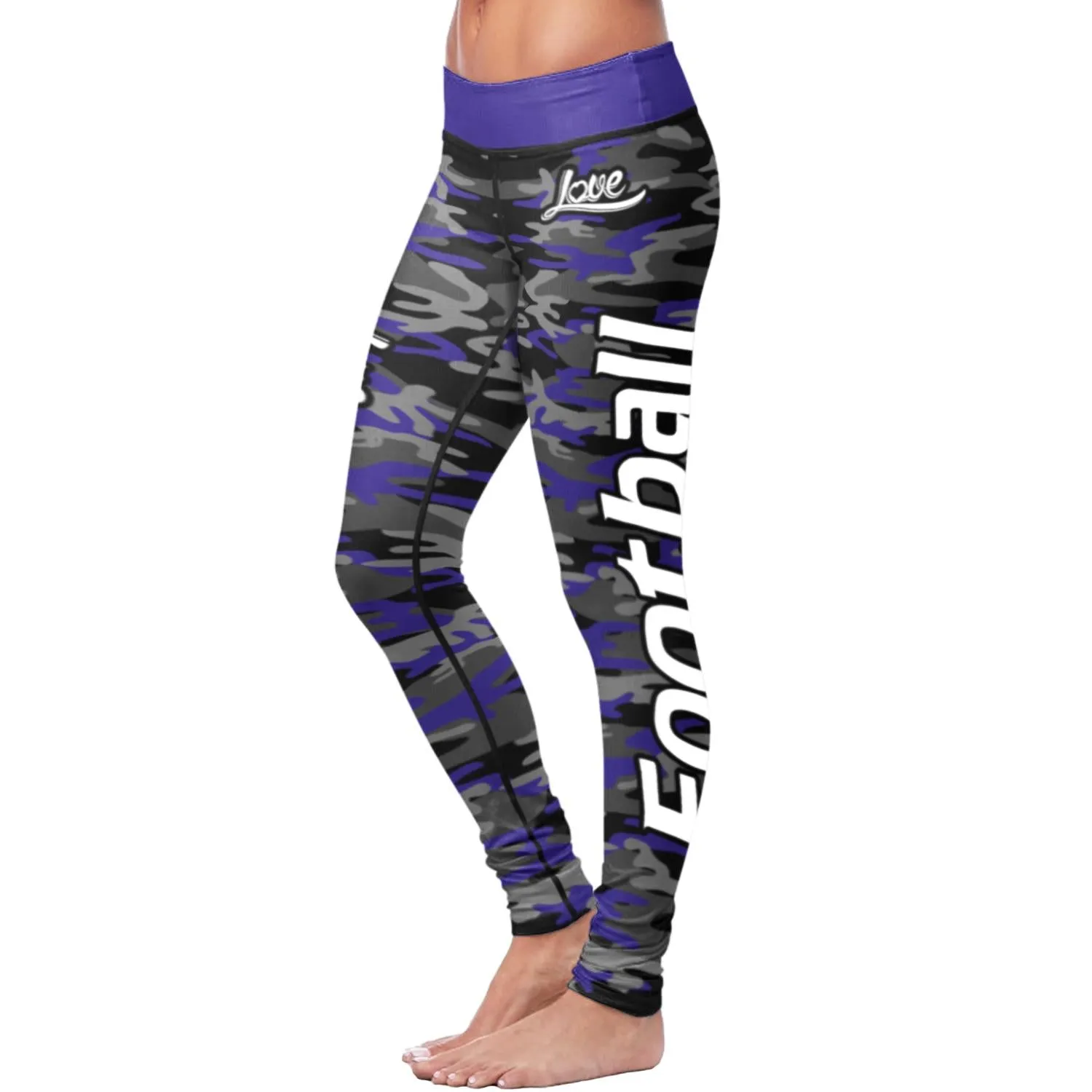 Baltimore Football Camo Leggings