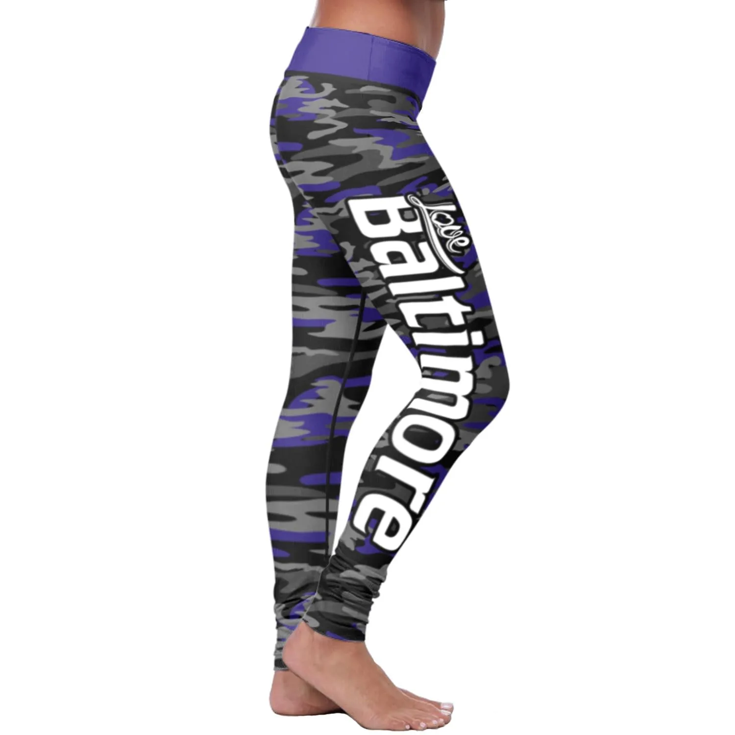 Baltimore Football Camo Leggings