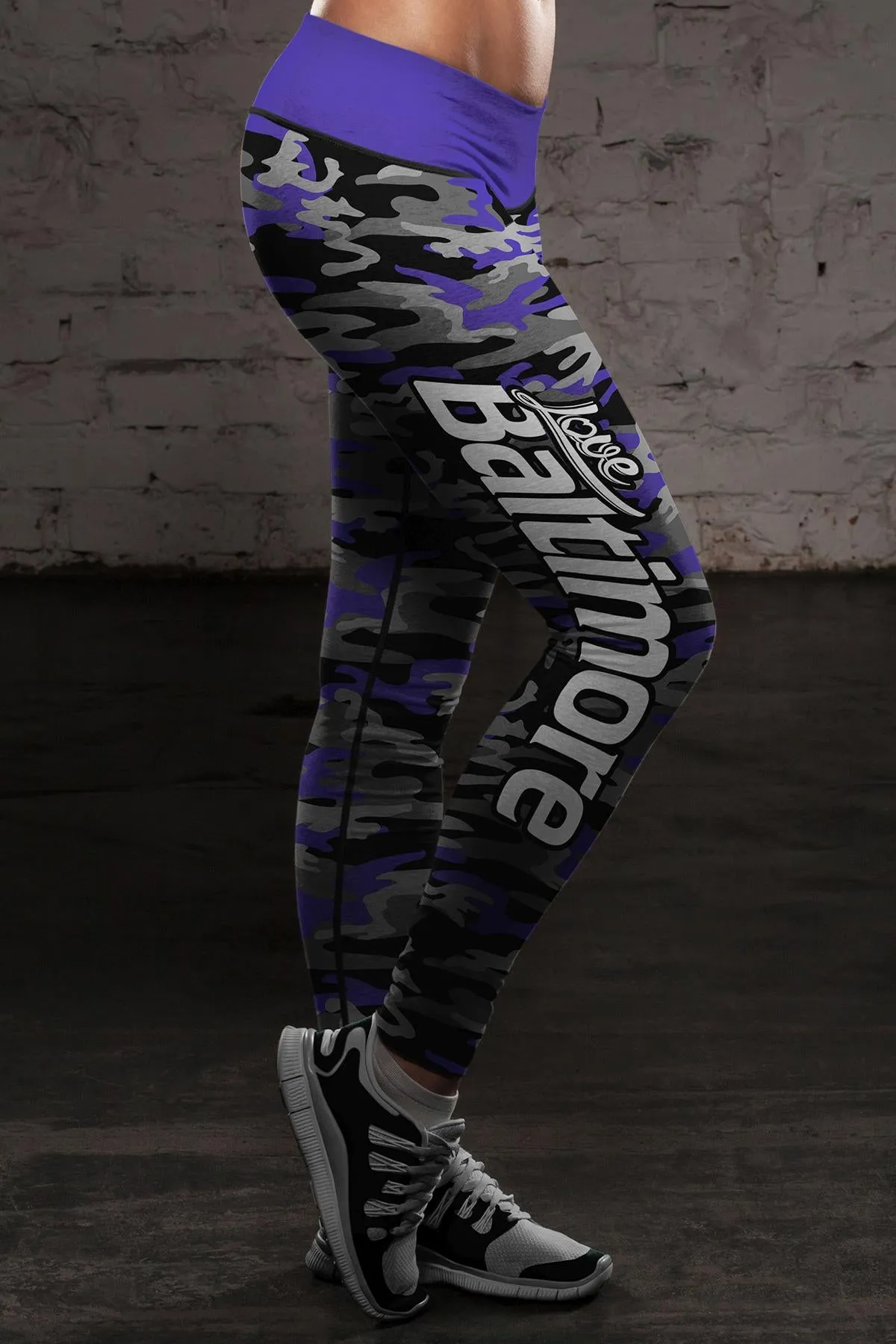Baltimore Football Camo Leggings