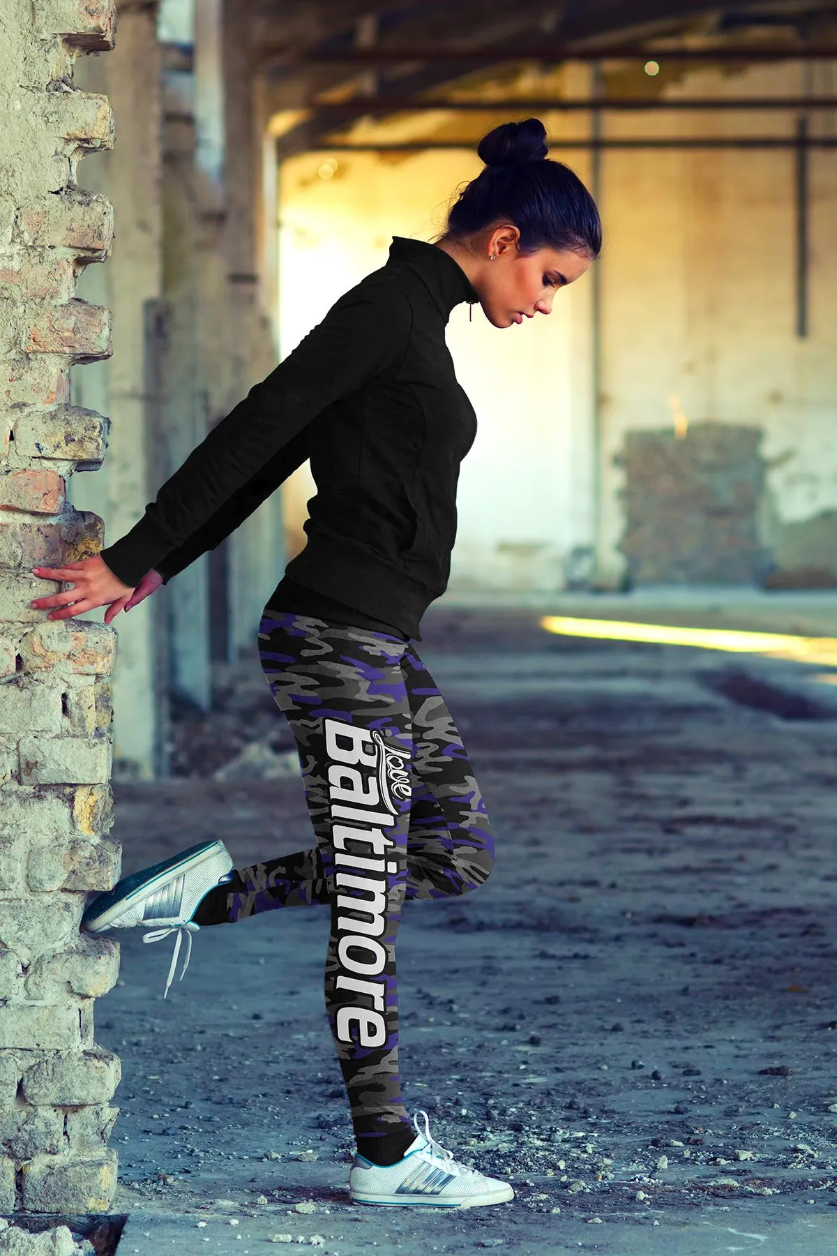 Baltimore Football Camo Leggings