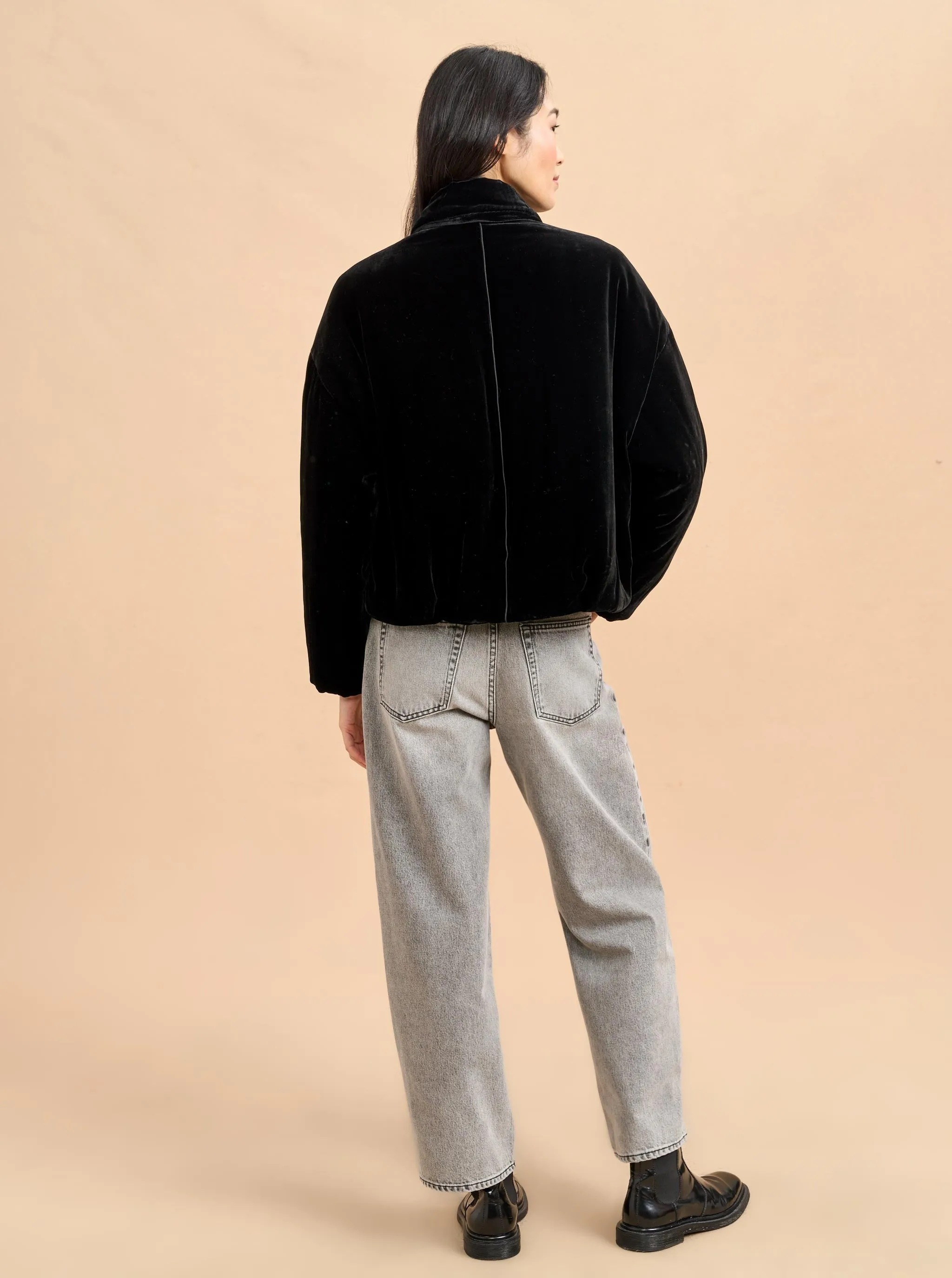 Celia Velvet Bomber