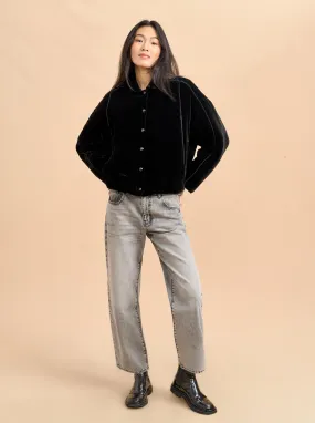 Celia Velvet Bomber