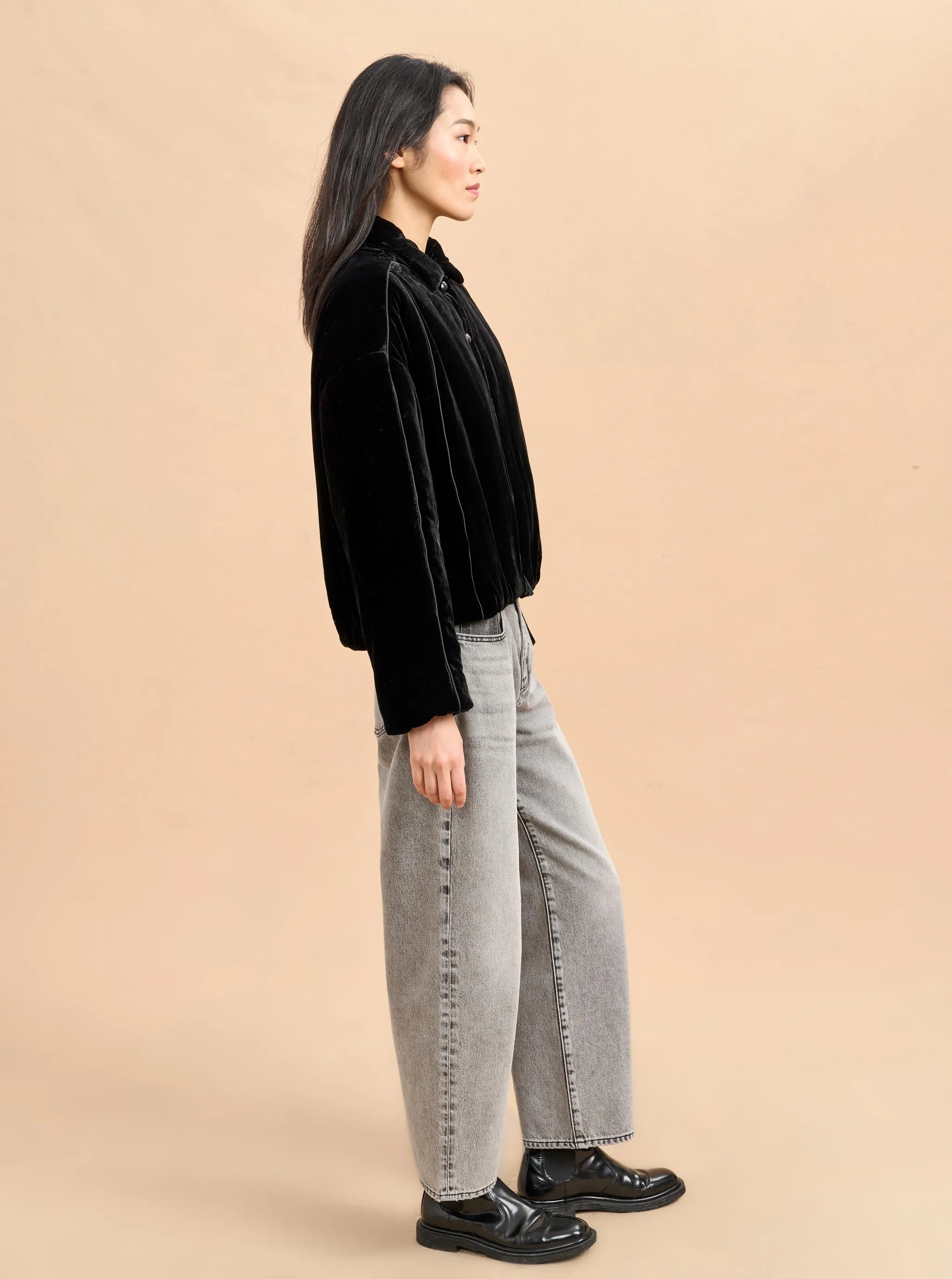 Celia Velvet Bomber