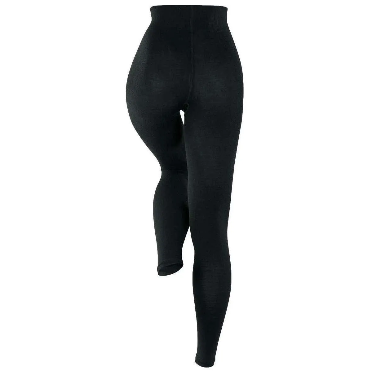 Falke Softmerino Leggings - Black