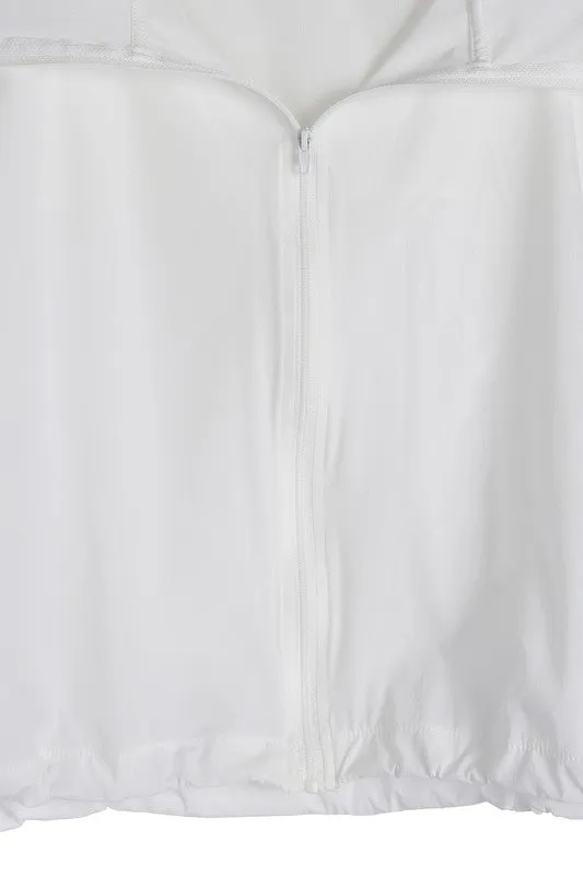 Full Zip Hooded Wind Breaker Jacket
