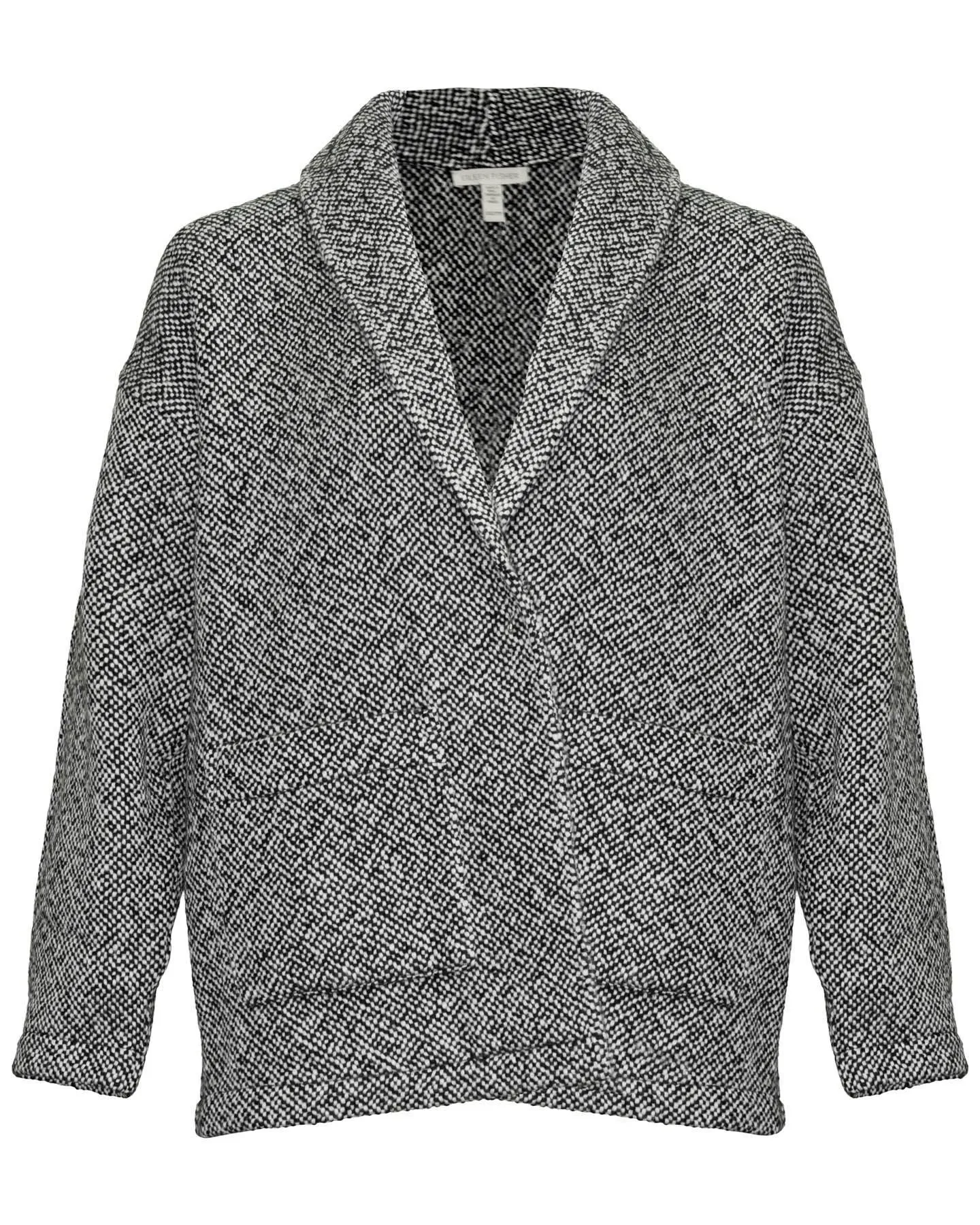 Handwoven Shawl Collar Jacket
