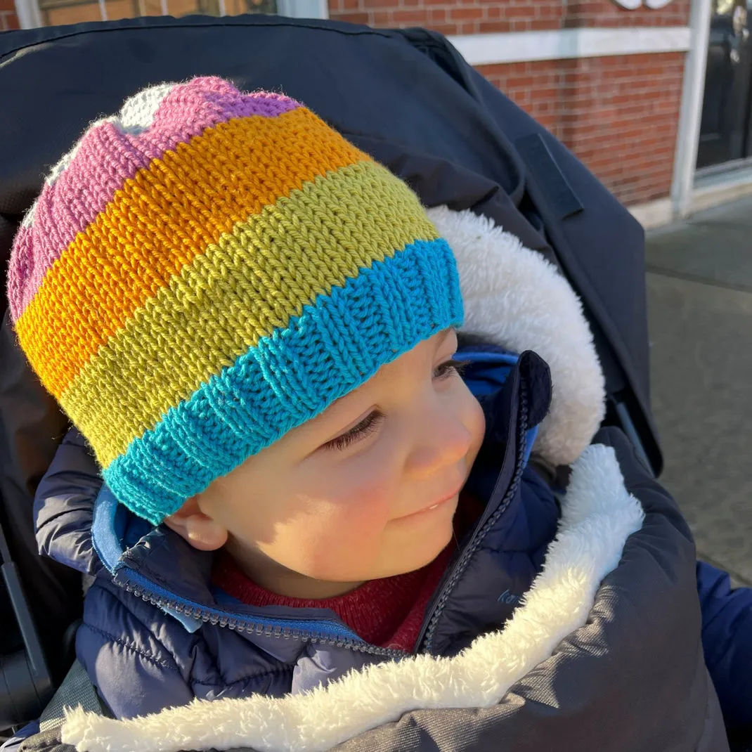 Happy Cotton Hat Knitting Kit | Sirdar Happy Cotton & Knitting Pattern (#359)