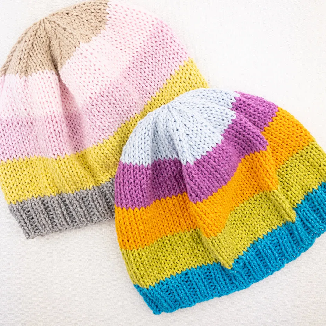 Happy Cotton Hat Knitting Kit | Sirdar Happy Cotton & Knitting Pattern (#359)