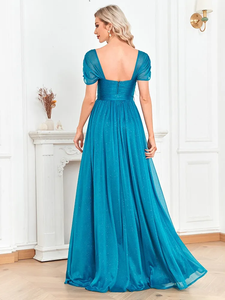 Luxury Side Slit Women's Party Gown