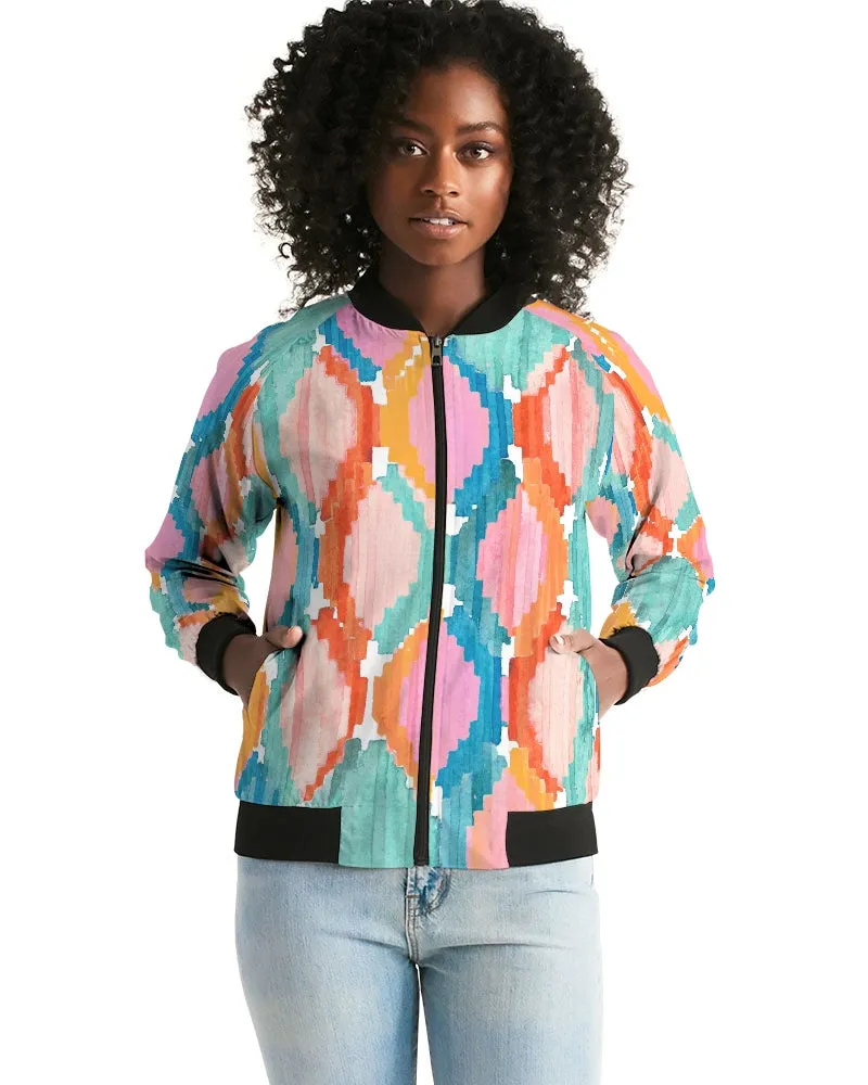 Marmalade Ikat Women's Bomber Jacket