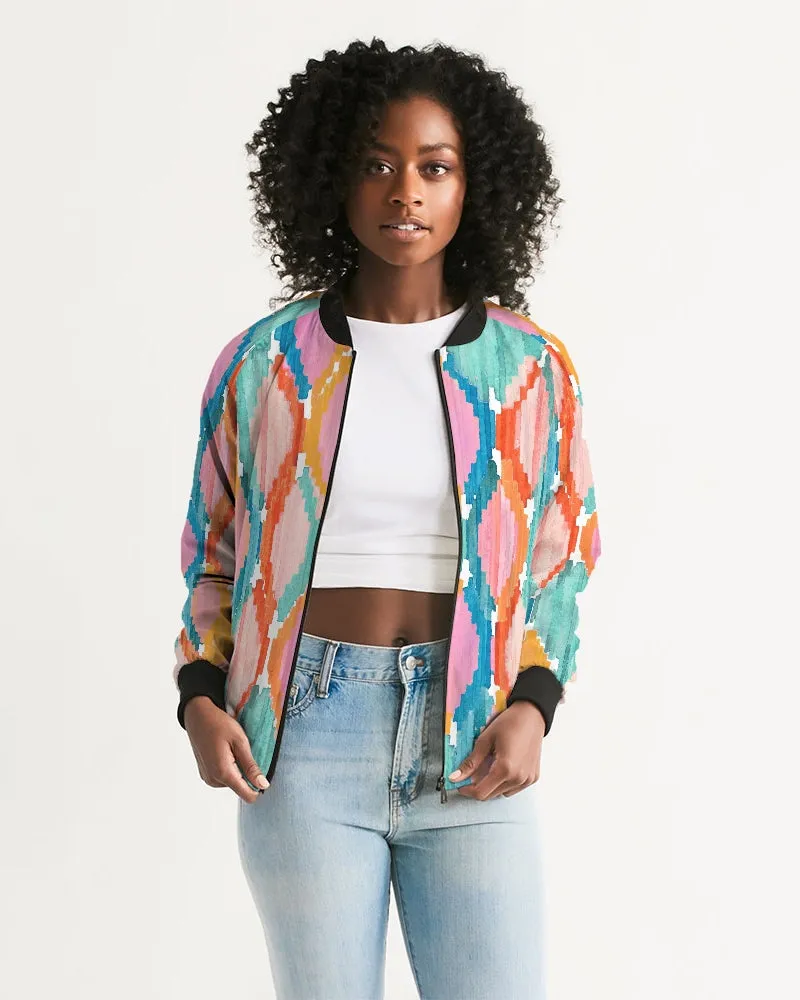 Marmalade Ikat Women's Bomber Jacket