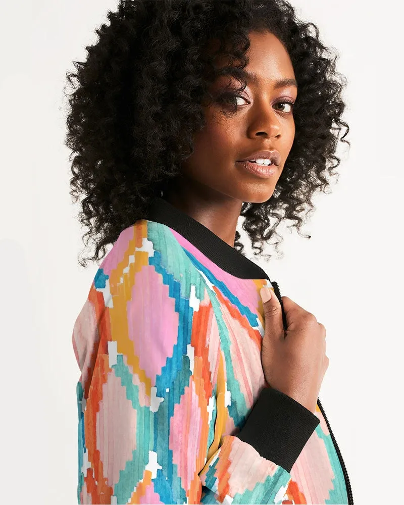 Marmalade Ikat Women's Bomber Jacket