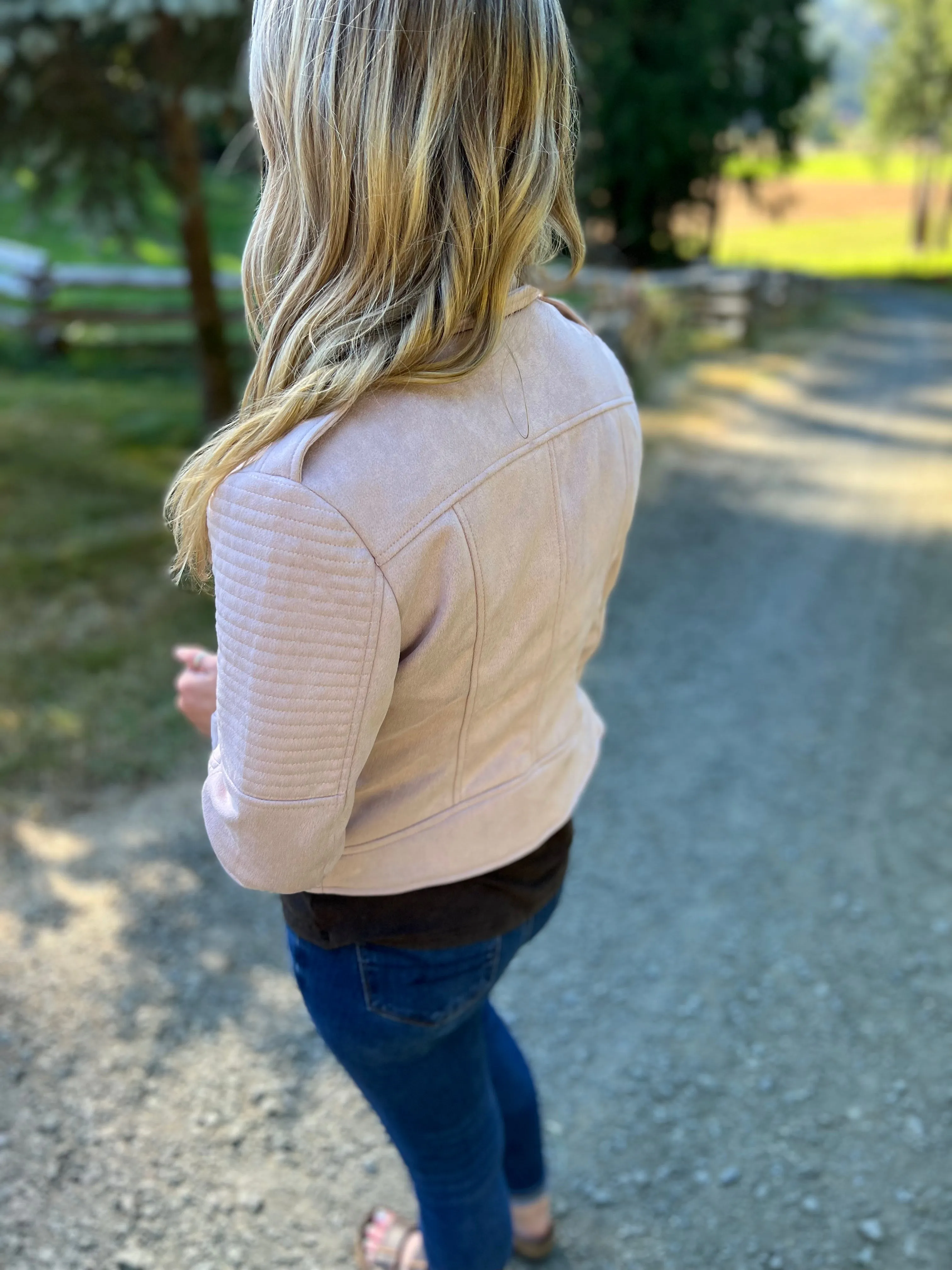 *Outlet* Kya Moto Jacket (Mauve)