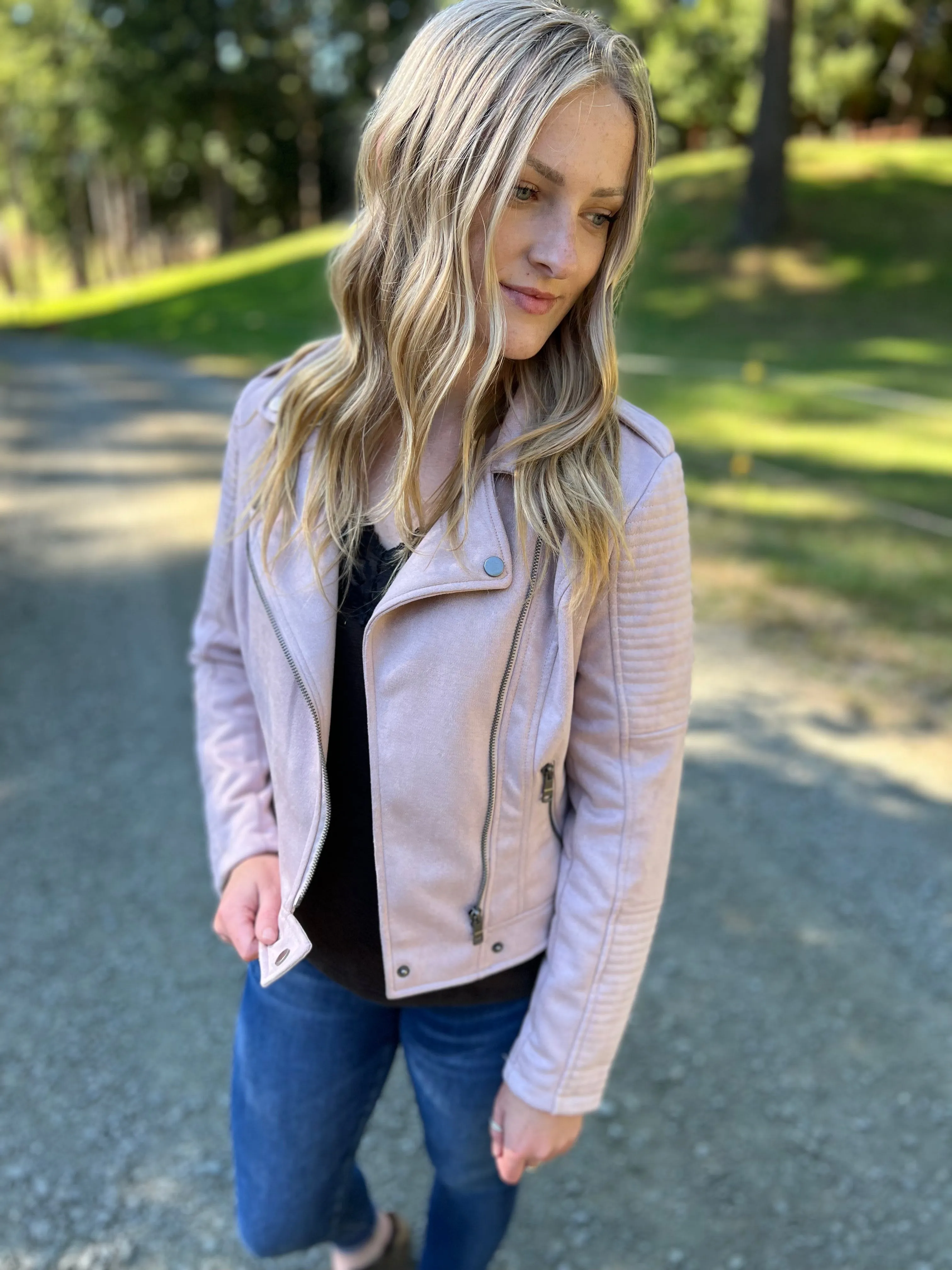 *Outlet* Kya Moto Jacket (Mauve)