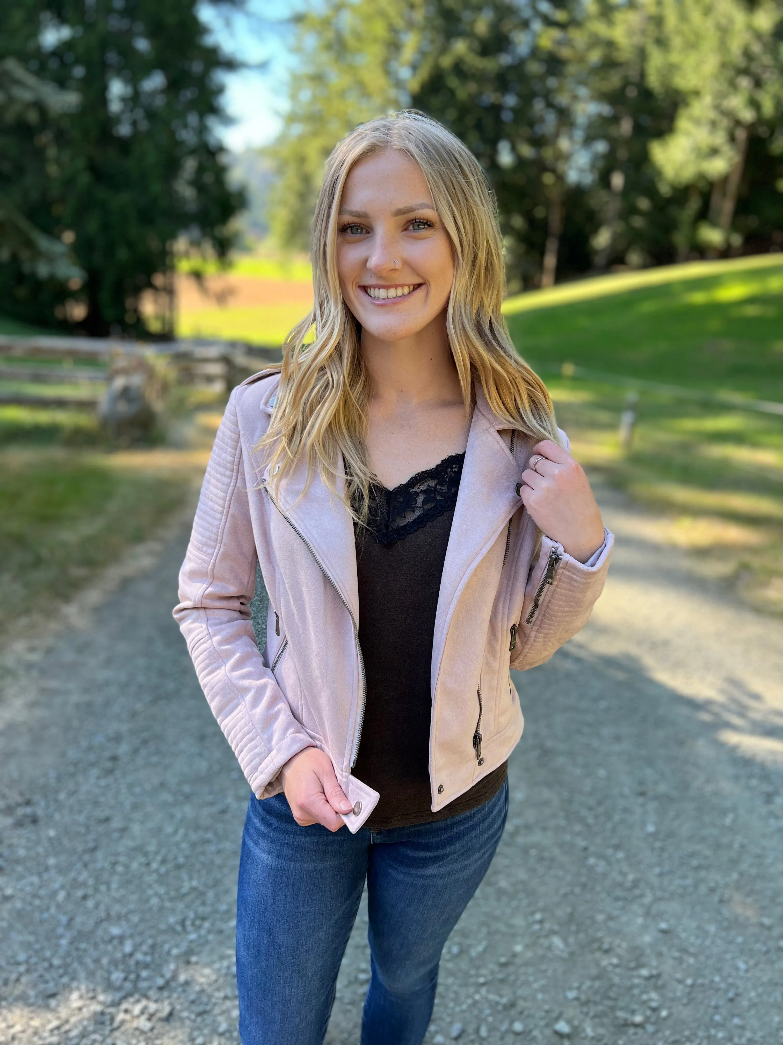 *Outlet* Kya Moto Jacket (Mauve)