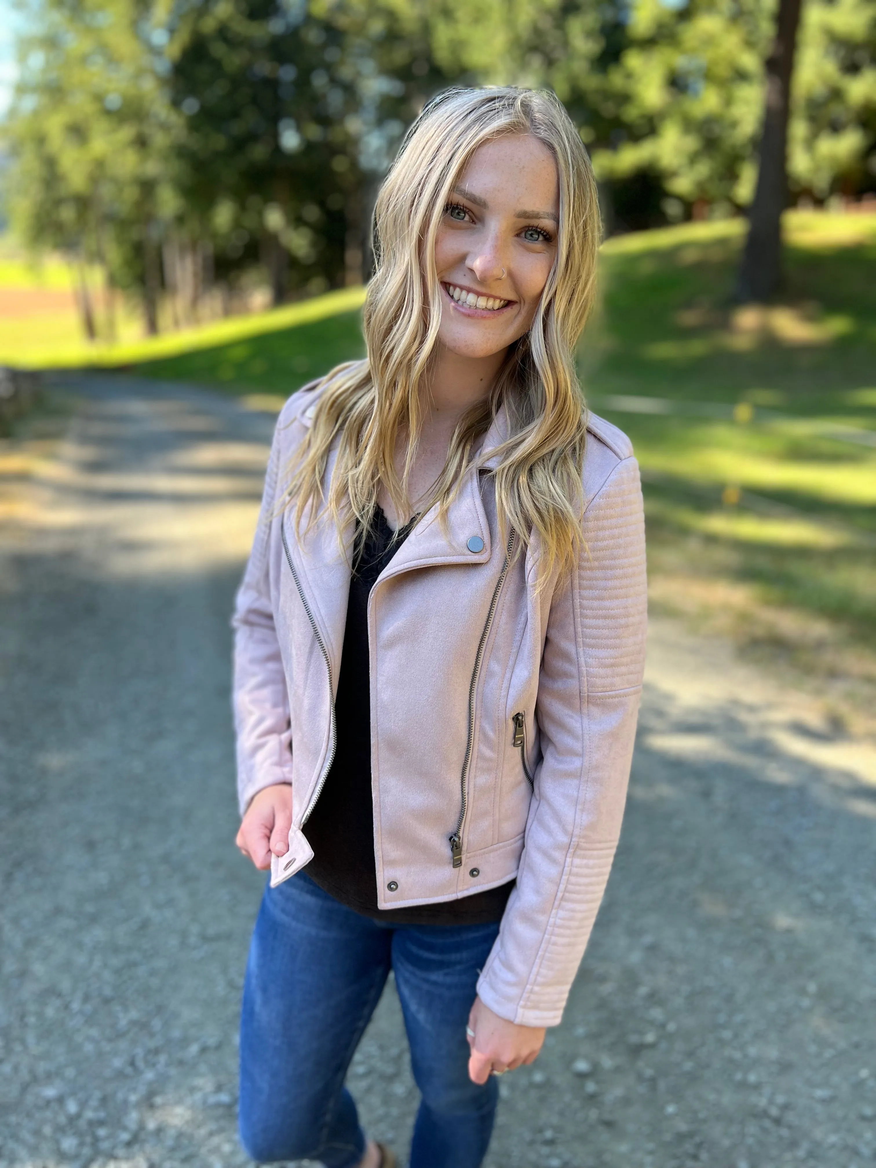 *Outlet* Kya Moto Jacket (Mauve)