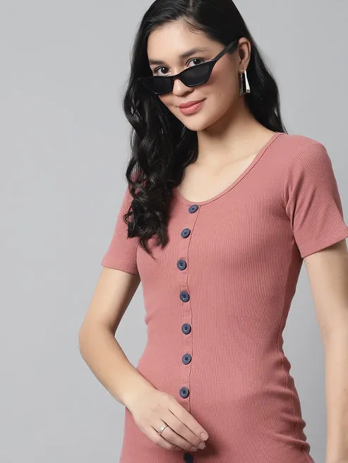 Peachy Keen Glamour Mini Length Bodycon Dress