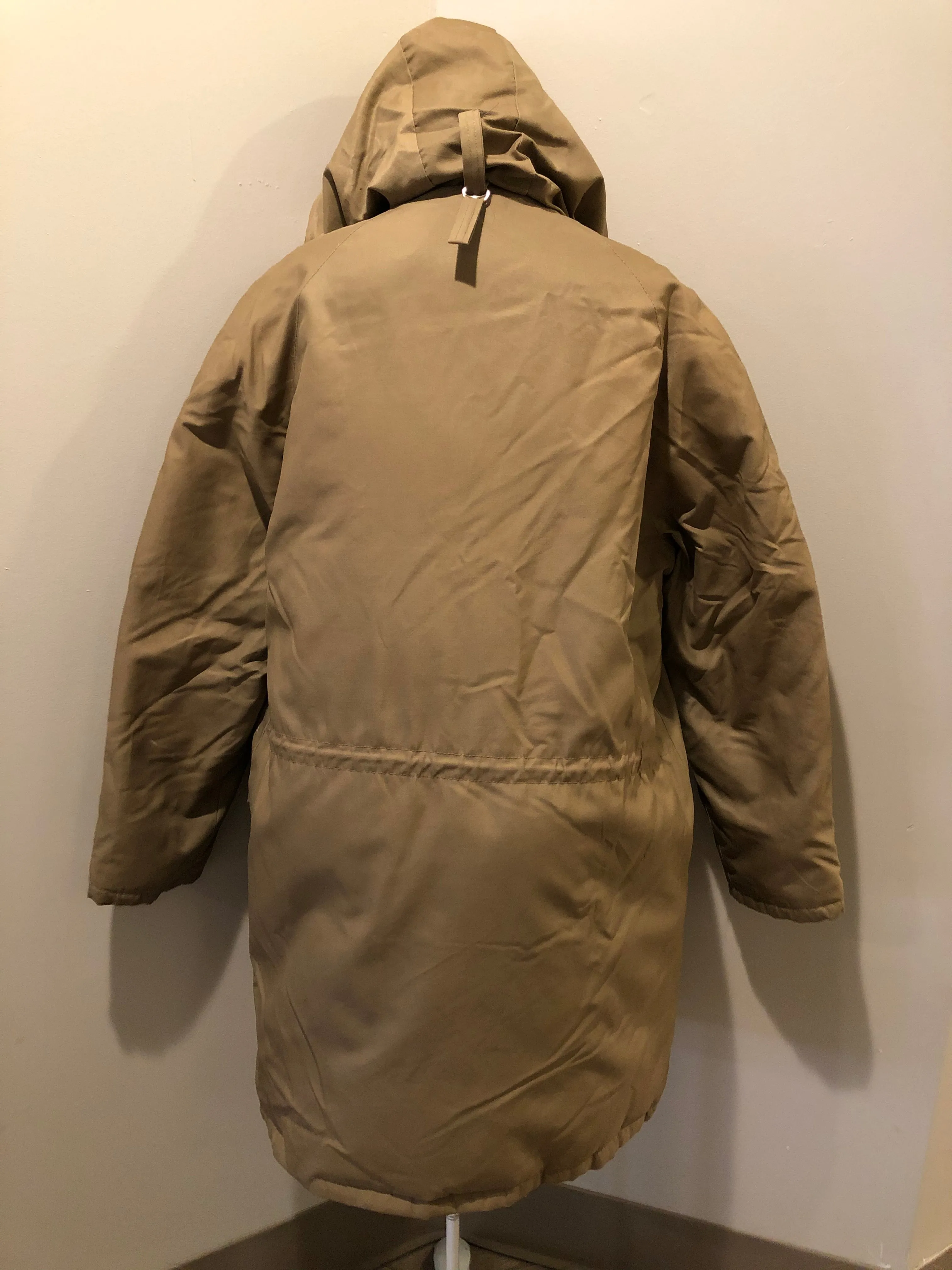 Richlu Beige Down-Filled Parka, Made in Canada