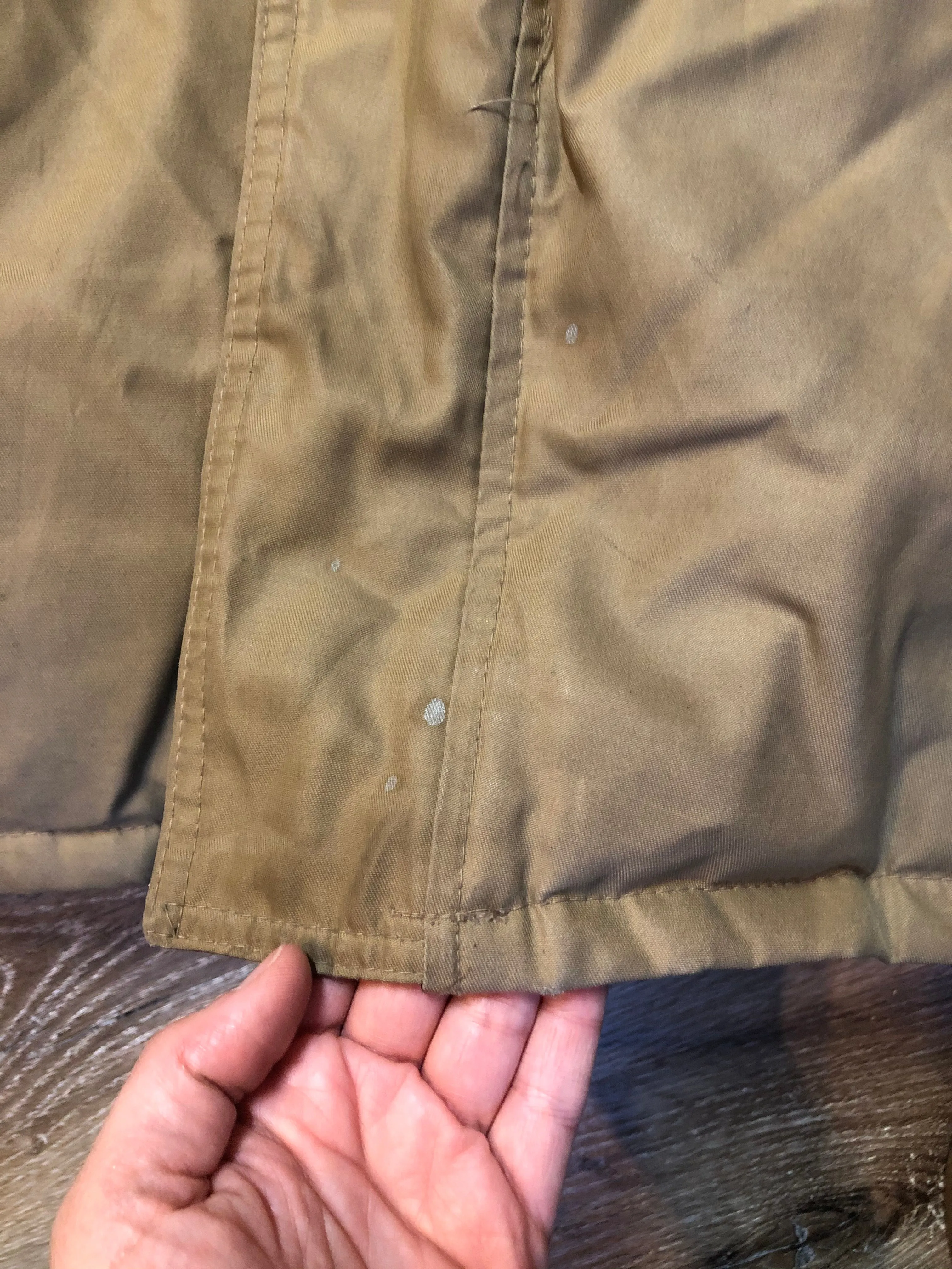 Richlu Beige Down-Filled Parka, Made in Canada