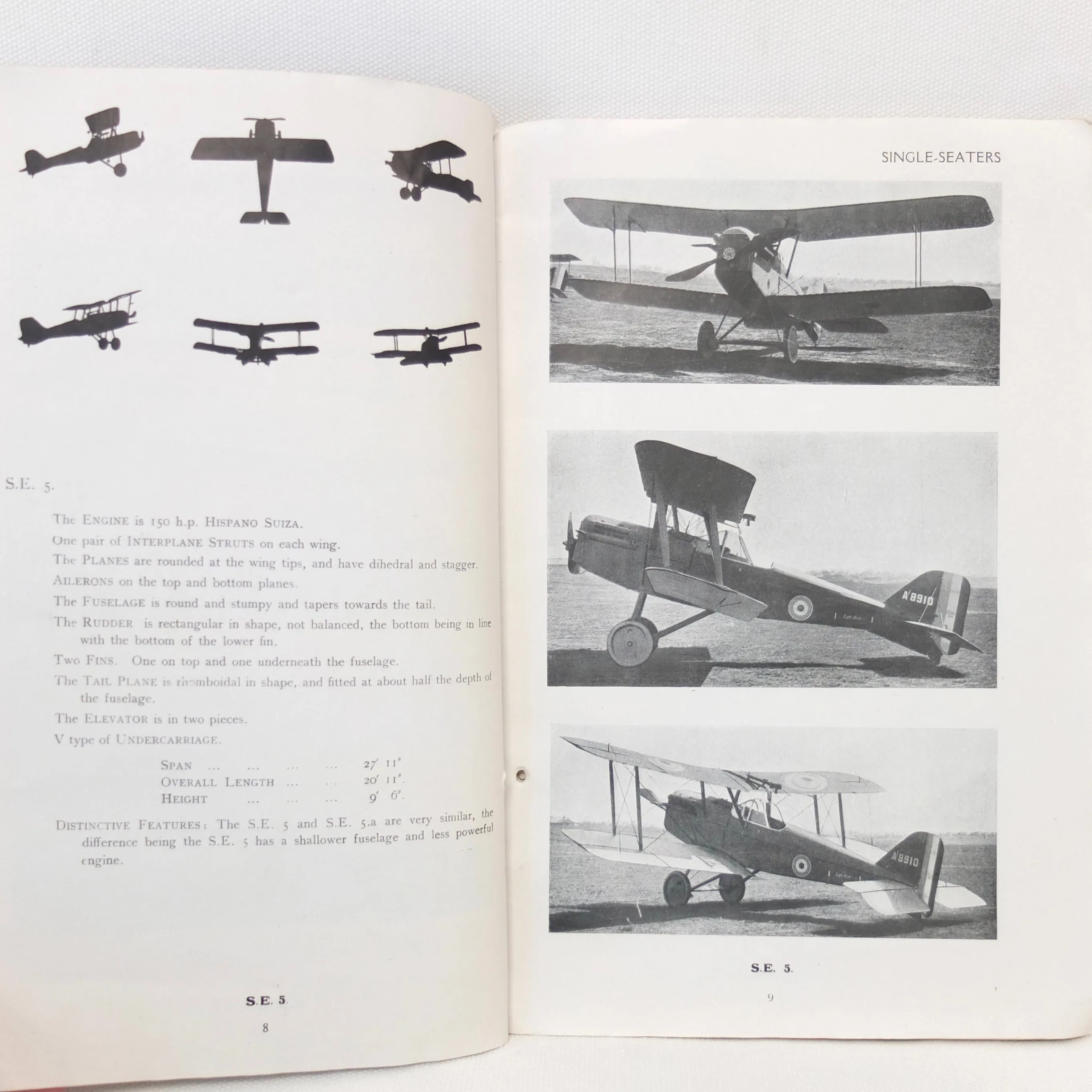 Royal Air Force British Aeroplanes (1918)
