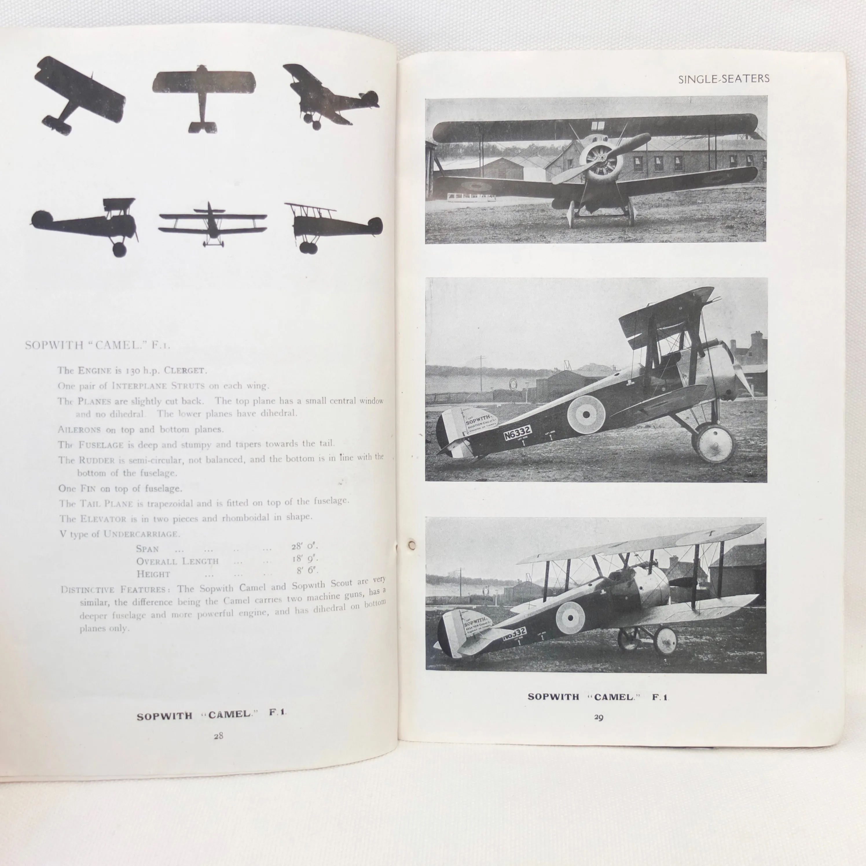 Royal Air Force British Aeroplanes (1918)
