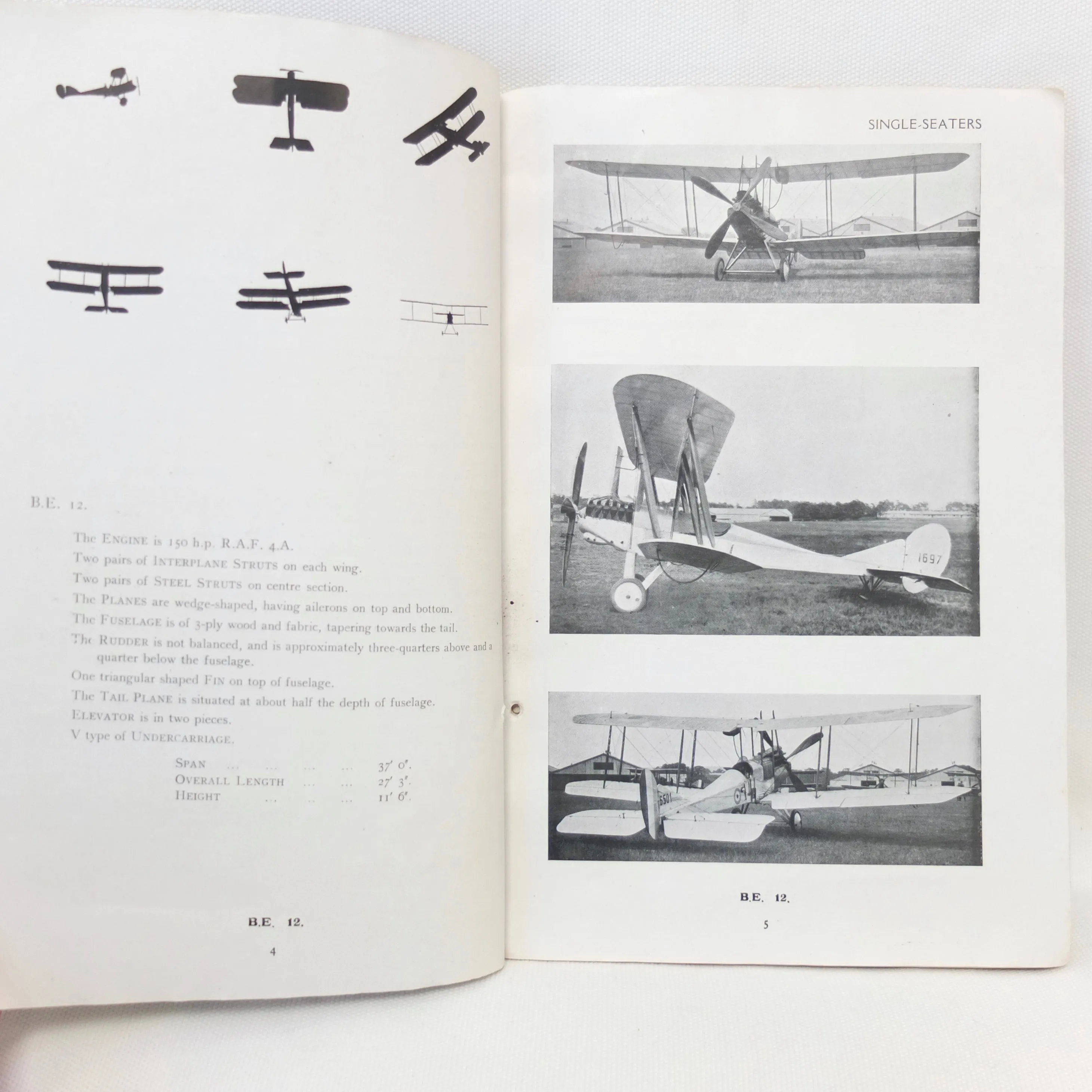 Royal Air Force British Aeroplanes (1918)
