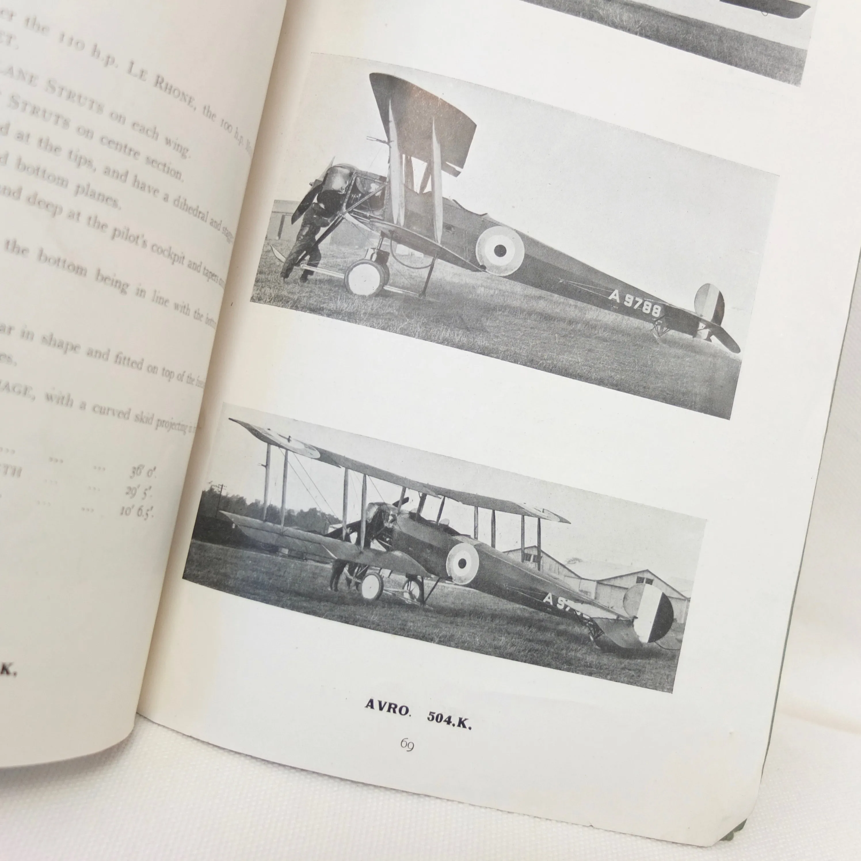 Royal Air Force British Aeroplanes (1918)