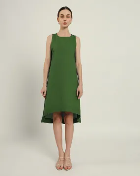 The Odesa Emerald Cotton Dress