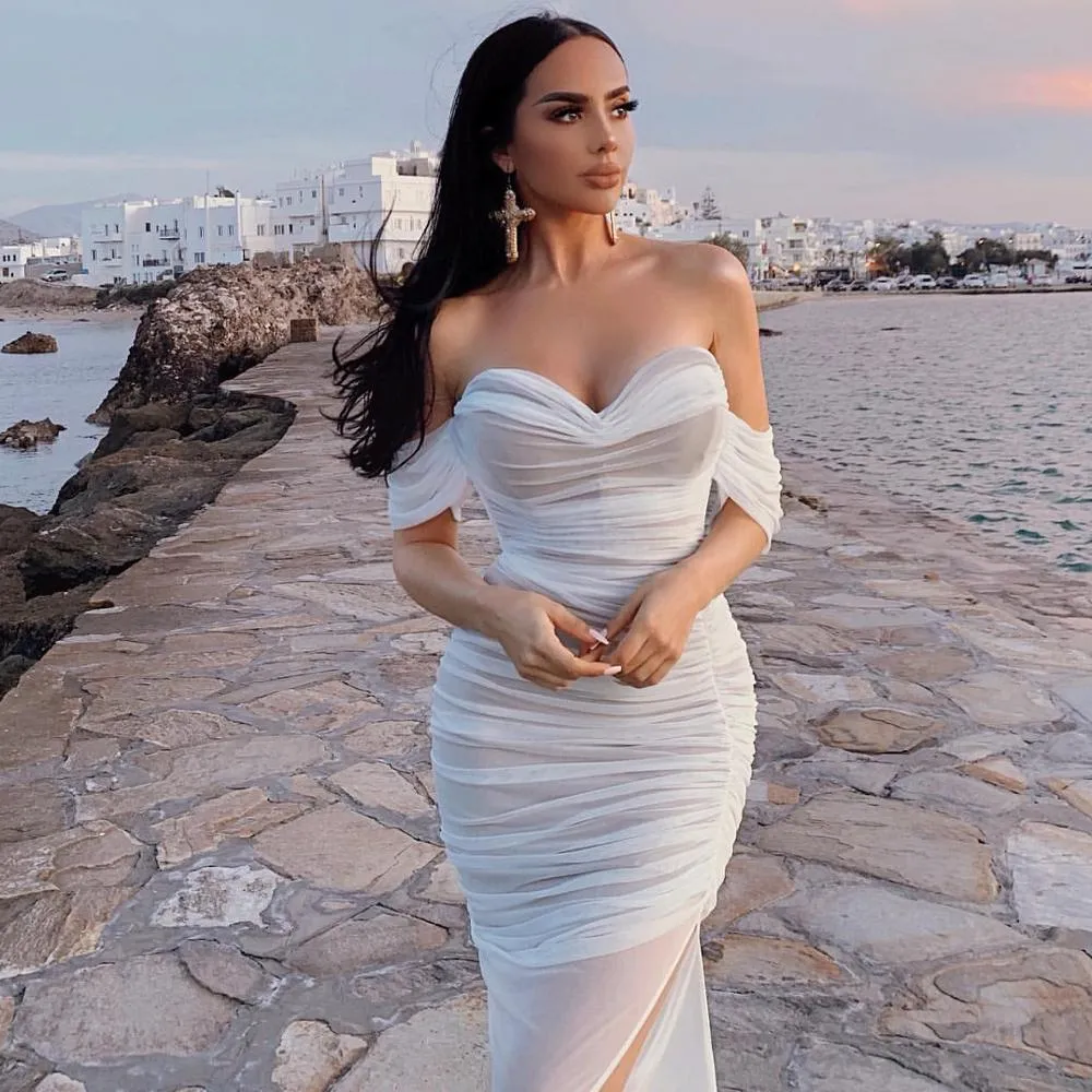 The Right Places Bandage Maxi Dress