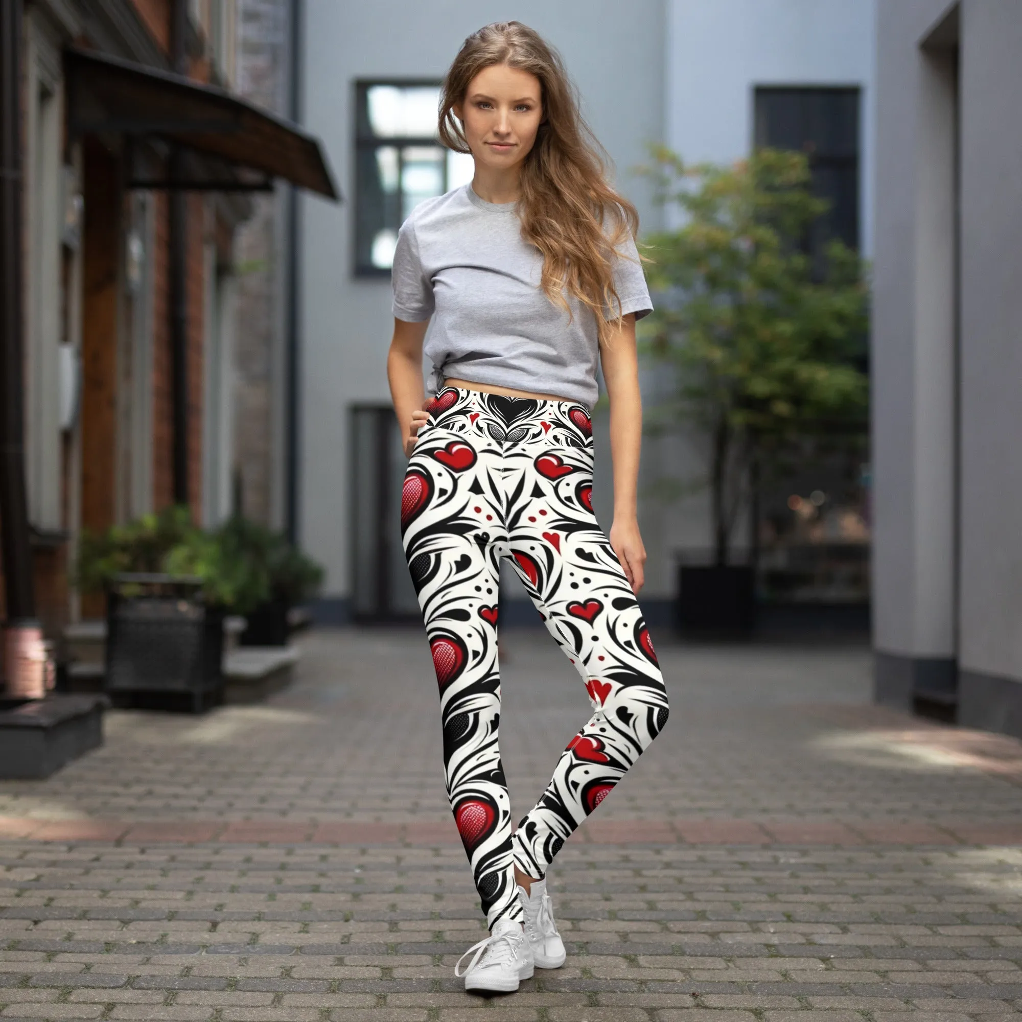 Trend4us Heart Yoga Leggings
