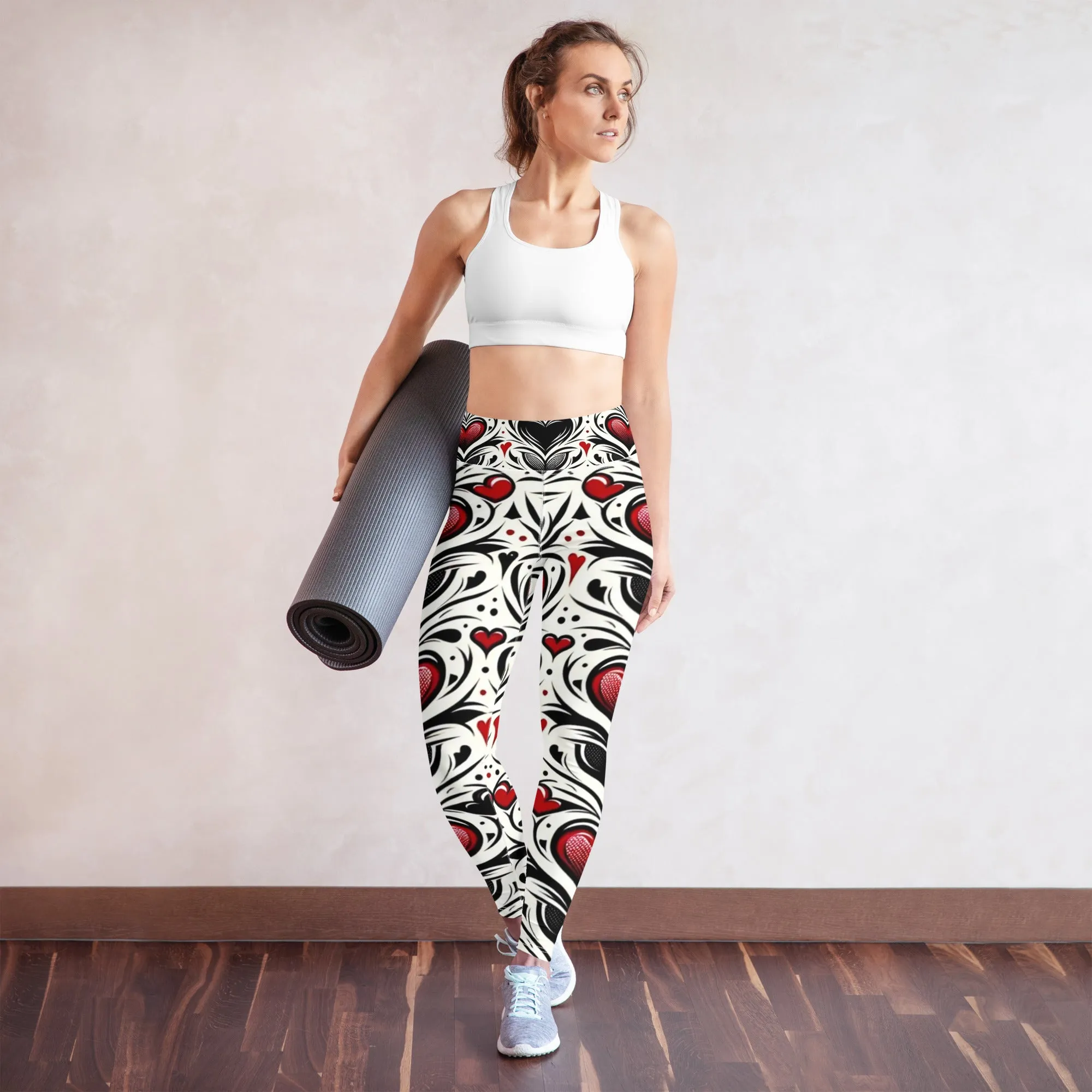 Trend4us Heart Yoga Leggings